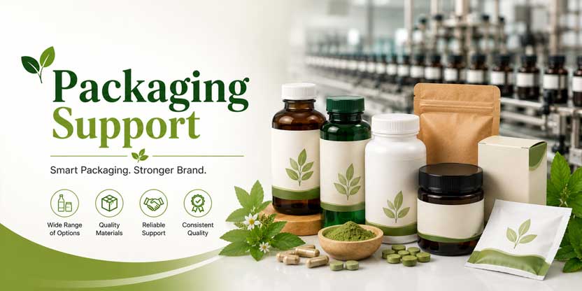 Ayurvedic and Herbal Product Packaging Support